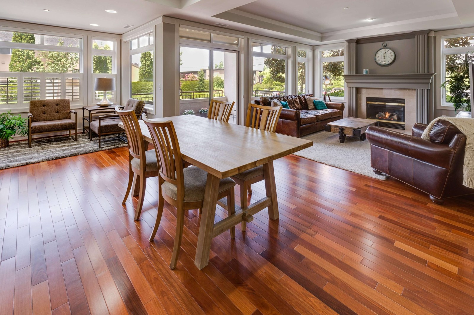 Refinishing a hardwood floor