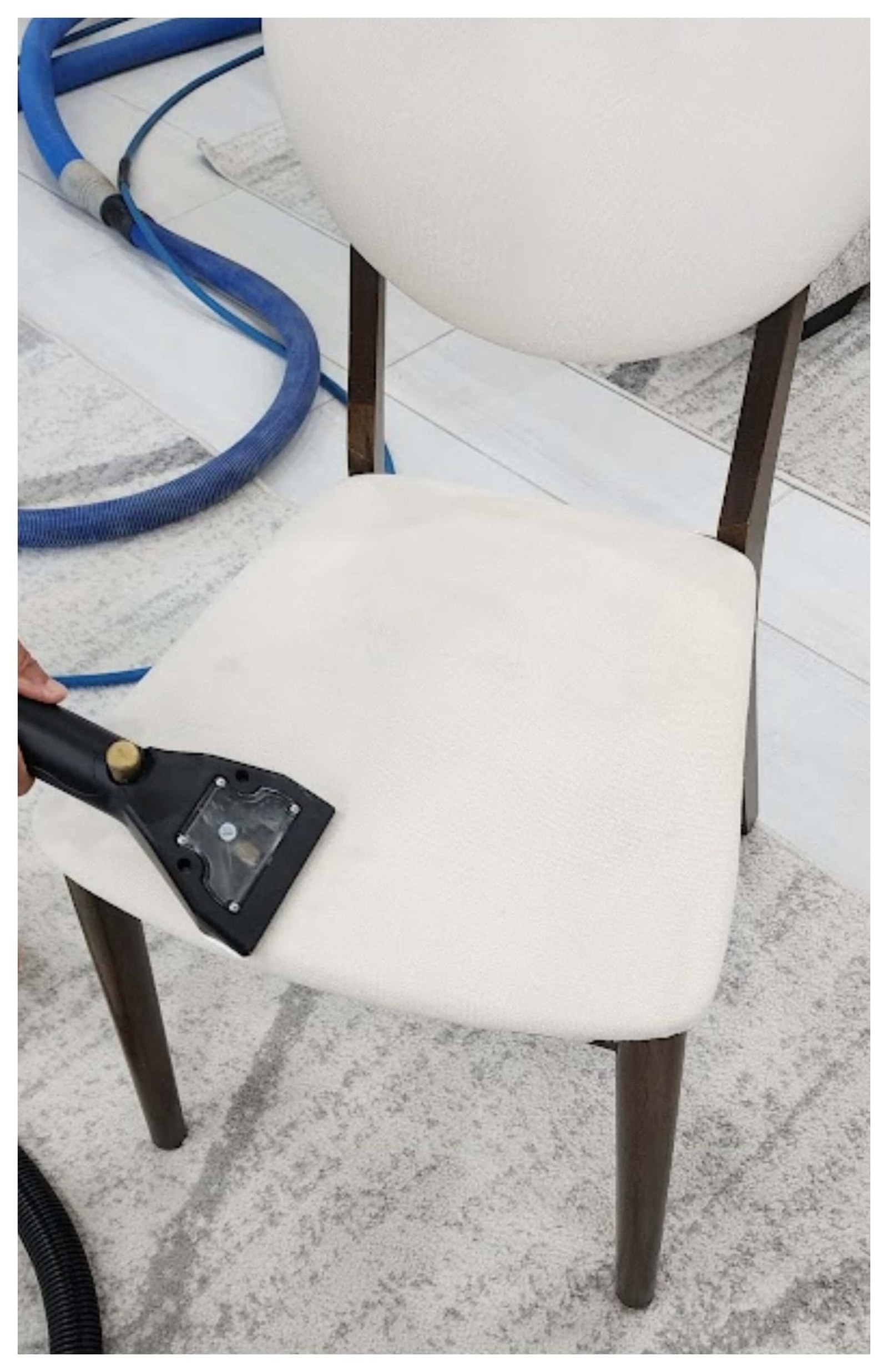 Steam cleaning upholstered furniture